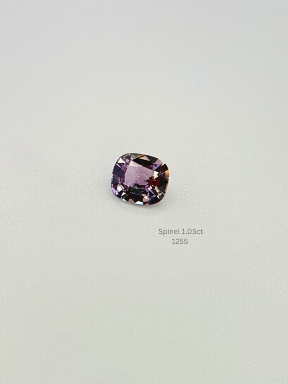 Natural Pink Spinel 1.05ct Cushion Cut Loose Gemstone 7x5.7mm Precision Cut